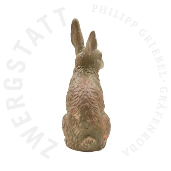 Tonfigur – Feldhase “sitzend” – Bild 3